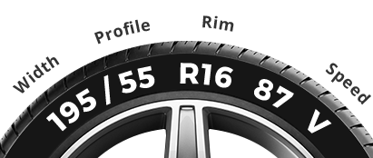 tyre size